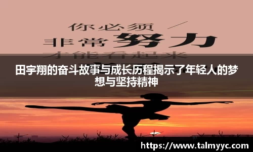 田宇翔的奋斗故事与成长历程揭示了年轻人的梦想与坚持精神